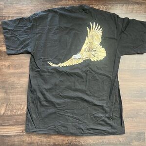 Wilson Black T-Shirt with Gold Text